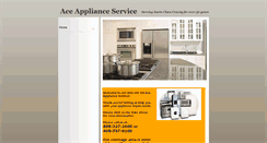 Desktop Screenshot of ace-appliance.com