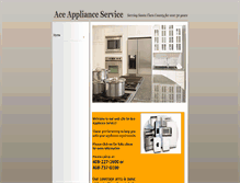 Tablet Screenshot of ace-appliance.com